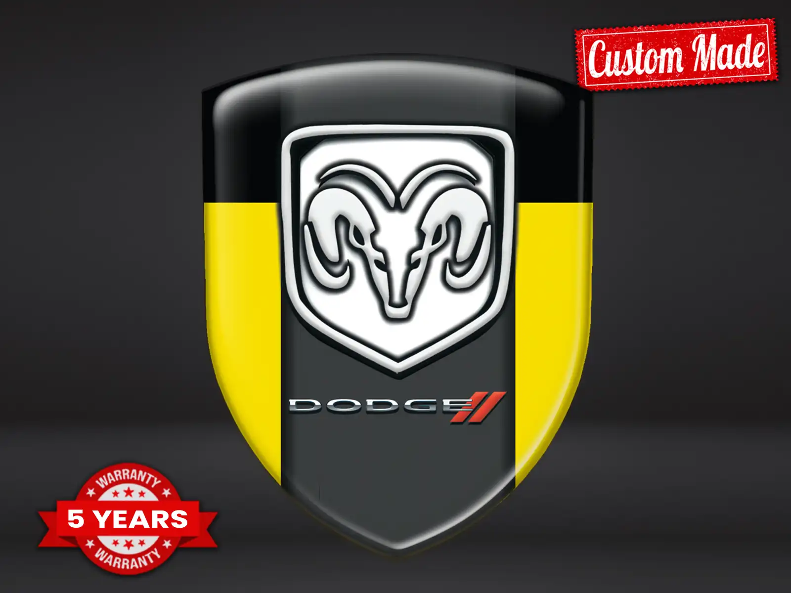 Dodge Personalisierte Auto Aufkleber Max Robust Pro Optik